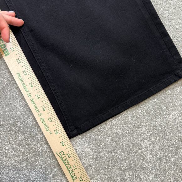 Quince NWOT Stretch High Rise Wide Leg Jeans Black Sz 29 30" - Picture 11 of 14